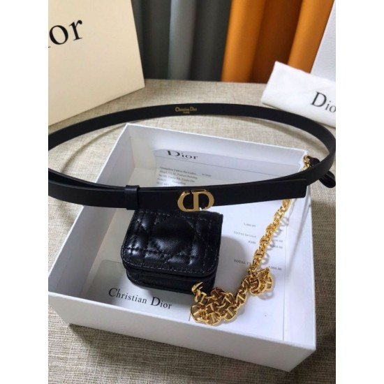 Replica Dior Caro 15MM Belt with Removable Pouch Black Replica Dior Caro 15MM Belt with Removable Pouch Black