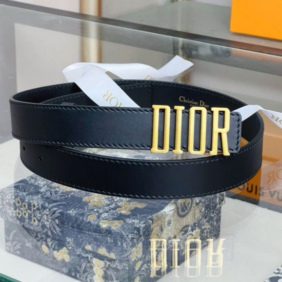 Fake Dior D-Fence 30MM Belt Black Replica Replica Dior D-Fence 30MM Belt Black