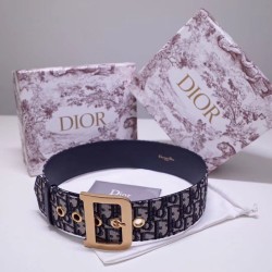 Replica Dior Diorquake 55MM Belt Oblique Canvas Blue Replica Dior Diorquake 55MM Belt Oblique Canvas Blue
