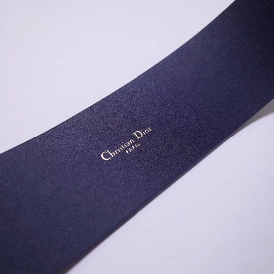Replica Dior Diorquake 55MM Belt Dark Blue Replica Dior Diorquake 55MM Belt Dark Blue