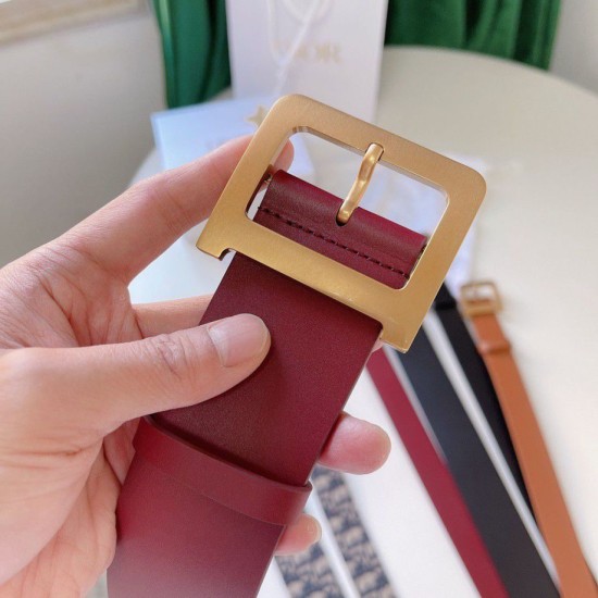 Replica Dior Diorquake 55MM Belt Red Fake Dior Diorquake 55MM Belt Red Replica