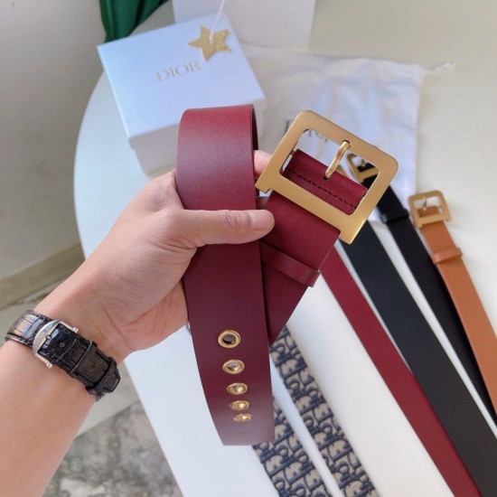 Replica Dior Diorquake 55MM Belt Red Fake Dior Diorquake 55MM Belt Red Replica