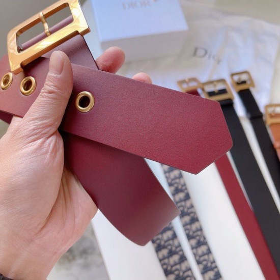 Replica Dior Diorquake 55MM Belt Red Fake Dior Diorquake 55MM Belt Red Replica