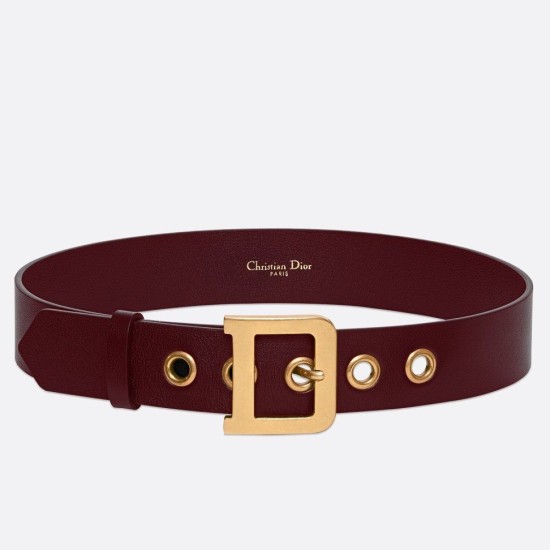 Fake Dior Diorquake 35MM Belt Bordeaux Replica Replica Dior Diorquake 35MM Belt Bordeaux