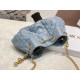 Replica Dior Ammi Small Bag Macrocannage Blue Replica Dior Ammi Small Bag Macrocannage Blue