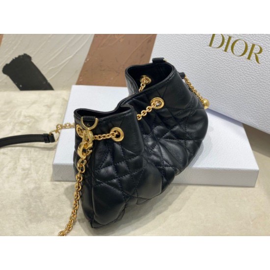 Replica Dior Ammi Small /Medium Bag Macrocannage Black Replica Dior Ammi Small /Medium Bag Macrocannage Black