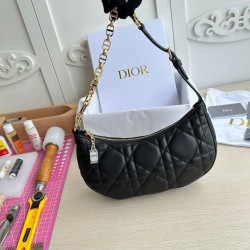 Fake Dior CD Lounge Shouder Bag Black Macrocannage Lambskin Replica Replica Dior CD Lounge Shouder Bag Black Macrocannage Lambskin
