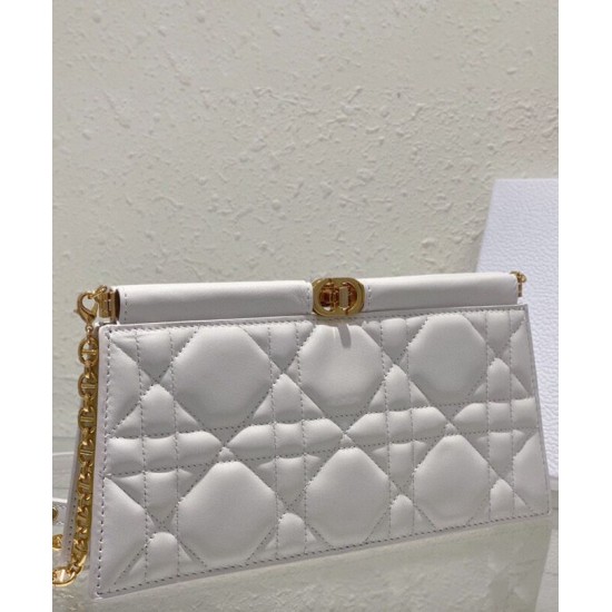 Replica Christian Dior Caro Colle Noire Clutch With Chain Bag Fake Christian Dior Caro Colle Noire Clutch With Chain Bag Replica