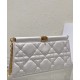Replica Christian Dior Caro Colle Noire Clutch With Chain Bag Fake Christian Dior Caro Colle Noire Clutch With Chain Bag Replica