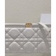 Replica Christian Dior Caro Colle Noire Clutch With Chain Bag Fake Christian Dior Caro Colle Noire Clutch With Chain Bag Replica