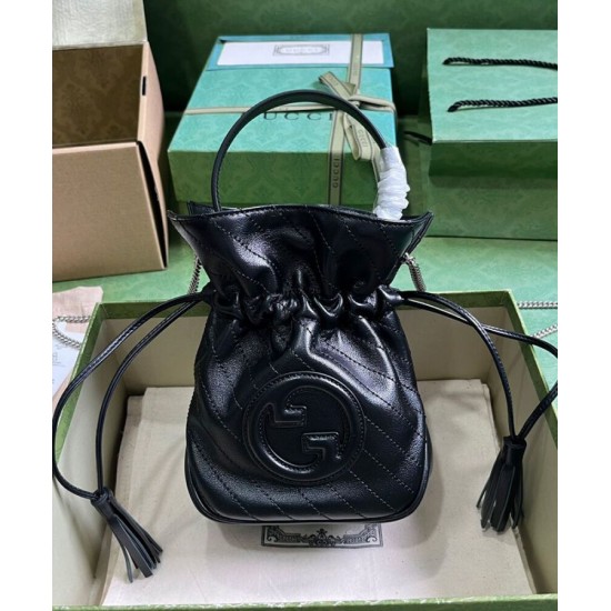 Replica Gucci Blondie Mini Bucket Bag 760313 Black Replica Gucci Blondie Mini Bucket Bag 760313 Black