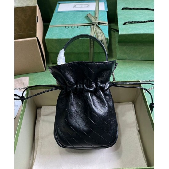 Replica Gucci Blondie Mini Bucket Bag 760313 Black Replica Gucci Blondie Mini Bucket Bag 760313 Black