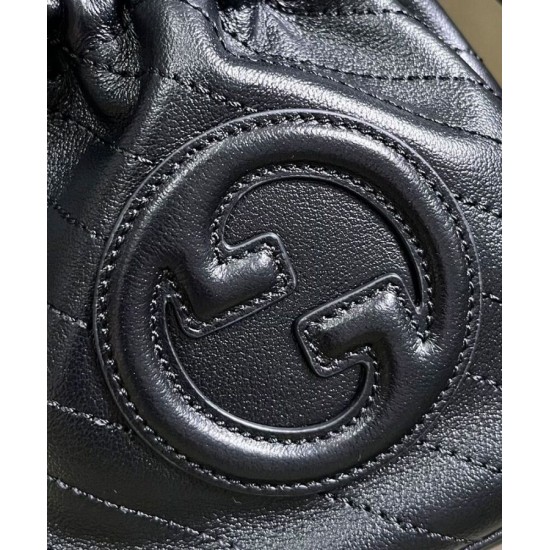 Replica Gucci Blondie Mini Bucket Bag 760313 Black Replica Gucci Blondie Mini Bucket Bag 760313 Black