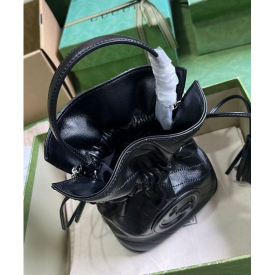 Replica Gucci Blondie Mini Bucket Bag 760313 Black Replica Gucci Blondie Mini Bucket Bag 760313 Black