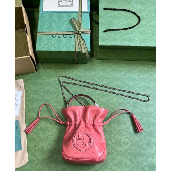 Replica Gucci Blondie Mini Bucket Bag 760313 Pink Replica Gucci Blondie Mini Bucket Bag 760313 Pink