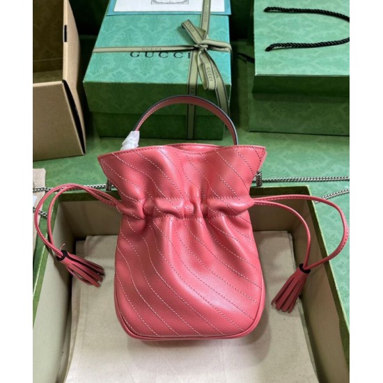 Replica Gucci Blondie Mini Bucket Bag 760313 Pink Replica Gucci Blondie Mini Bucket Bag 760313 Pink