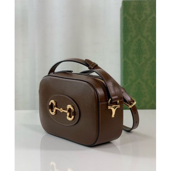 Replica Gucci Horsebit 1955 Evolves Small Shoulder Bag 760196 Coffee Fake Gucci Horsebit 1955 Evolves Small Shoulder Bag 760196 Coffee Replica