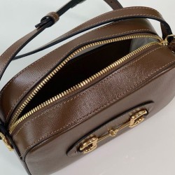 Fake Gucci Horsebit 1955 Evolves Small Shoulder Bag 760196 Coffee Replica