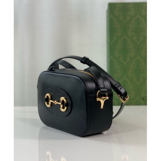 Fake Gucci Horsebit 1955 Evolves Small Shoulder Bag 760196 Black Replica Replica Gucci Horsebit 1955 Evolves Small Shoulder Bag 760196 Black