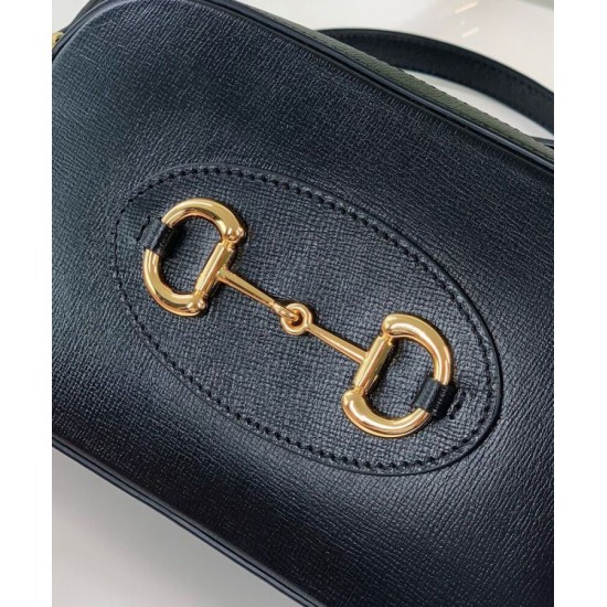 Fake Gucci Horsebit 1955 Evolves Small Shoulder Bag 760196 Black Replica Replica Gucci Horsebit 1955 Evolves Small Shoulder Bag 760196 Black