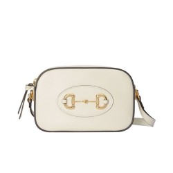 Replica Gucci Horsebit 1955 Evolves Small Shoulder Bag 760196 White