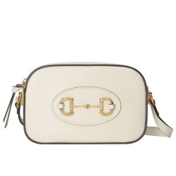 Replica Gucci Horsebit 1955 Evolves Small Shoulder Bag 760196 White