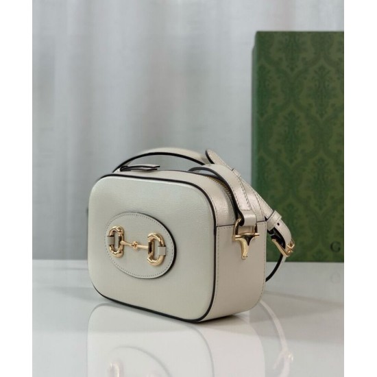 Replica Gucci Horsebit 1955 Evolves Small Shoulder Bag 760196 White Replica Gucci Horsebit 1955 Evolves Small Shoulder Bag 760196 White