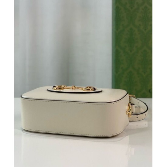 Replica Gucci Horsebit 1955 Evolves Small Shoulder Bag 760196 White Replica Gucci Horsebit 1955 Evolves Small Shoulder Bag 760196 White