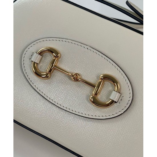 Replica Gucci Horsebit 1955 Evolves Small Shoulder Bag 760196 White Replica Gucci Horsebit 1955 Evolves Small Shoulder Bag 760196 White