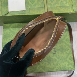 Fake Gucci Horsebit 1955 Small Shoulder Bag 760196 Coffee Replica