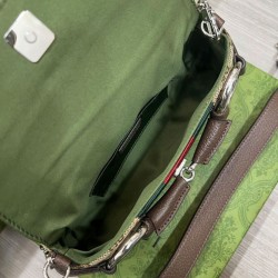 Replica Gucci Horsebit Chain Small Shoulder Bag 764339 Dark Coffee