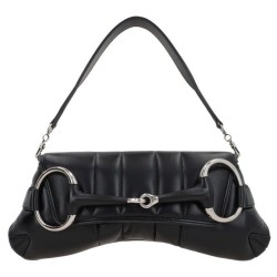 Replica Gucci Horsebit Chain Small Shoulder Bag 764339 Black