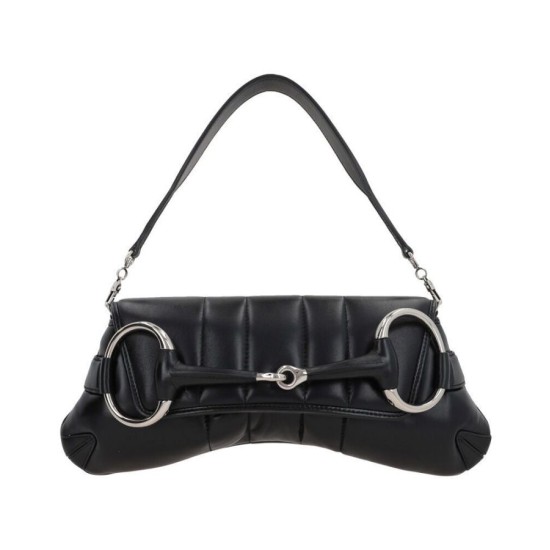 Fake Gucci Horsebit Chain Small Shoulder Bag 764339 Black Replica Replica Gucci Horsebit Chain Small Shoulder Bag 764339 Black