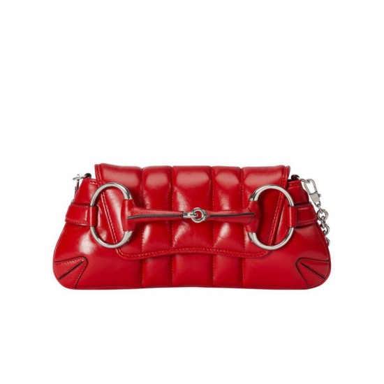 Fake Gucci Horsebit Chain Small Shoulder Bag 764339 Red Replica Fake Gucci Horsebit Chain Small Shoulder Bag 764339 Red Replica
