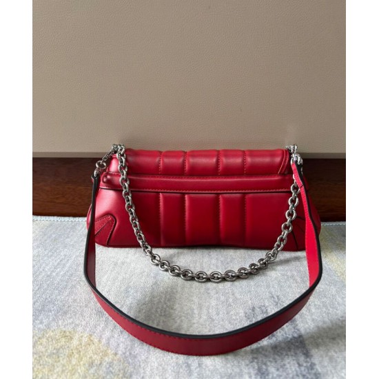 Fake Gucci Horsebit Chain Small Shoulder Bag 764339 Red Replica Fake Gucci Horsebit Chain Small Shoulder Bag 764339 Red Replica