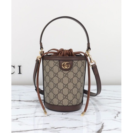 Fake Gucci Ophidia Mini Bucket Bag 760199 Dark Coffee Replica Replica Gucci Ophidia Mini Bucket Bag 760199 Dark Coffee