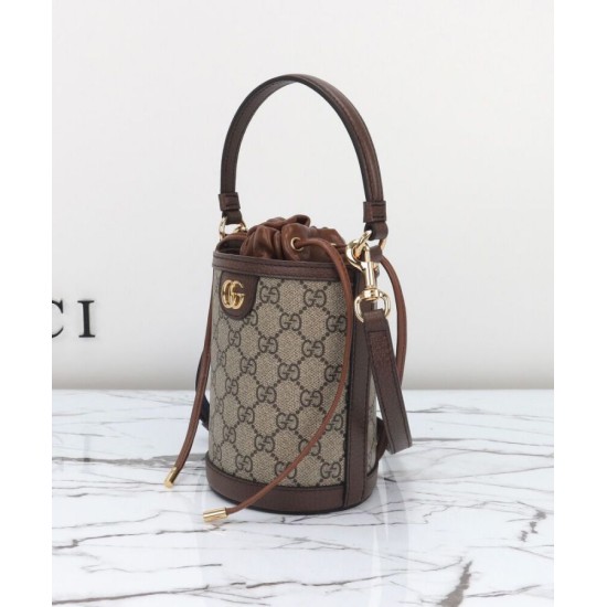 Fake Gucci Ophidia Mini Bucket Bag 760199 Dark Coffee Replica Replica Gucci Ophidia Mini Bucket Bag 760199 Dark Coffee