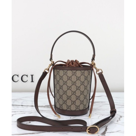 Fake Gucci Ophidia Mini Bucket Bag 760199 Dark Coffee Replica Replica Gucci Ophidia Mini Bucket Bag 760199 Dark Coffee