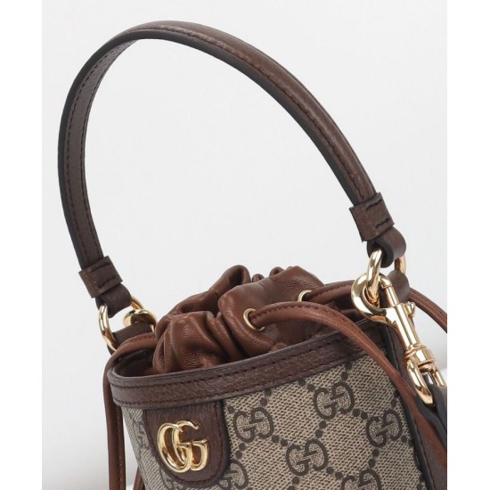 Fake Gucci Ophidia Mini Bucket Bag 760199 Dark Coffee Replica Replica Gucci Ophidia Mini Bucket Bag 760199 Dark Coffee