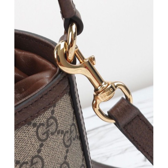 Fake Gucci Ophidia Mini Bucket Bag 760199 Dark Coffee Replica Replica Gucci Ophidia Mini Bucket Bag 760199 Dark Coffee