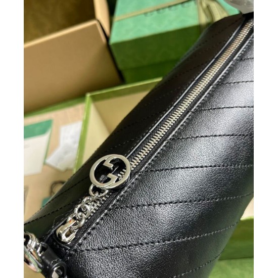 Replica Gucci Blondie small shoulder bag 760169 Black Replica Gucci Blondie small shoulder bag 760169 Black