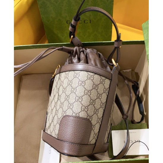 Replica Gucci Ophidia GG Bucket Bag 752583 Dark Coffee Replica Gucci Ophidia GG Bucket Bag 752583 Dark Coffee