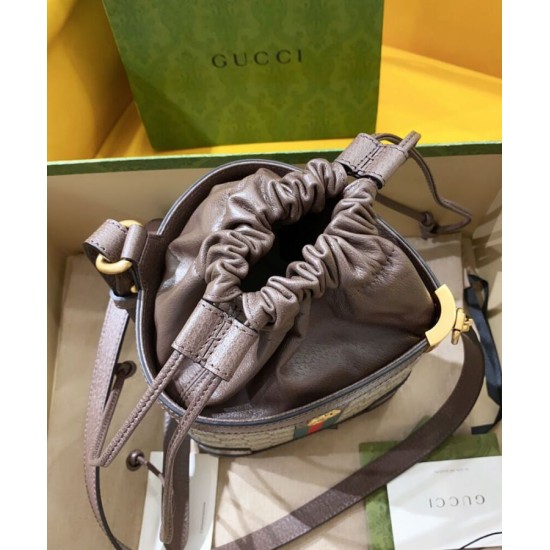 Replica Gucci Ophidia GG Bucket Bag 752583 Dark Coffee Replica Gucci Ophidia GG Bucket Bag 752583 Dark Coffee