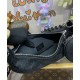 Fake Louis Vuitton Baia PM M22819 Eye-catching Half-moon Bag Black Replica