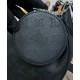 Fake Louis Vuitton Baia MM M22823 Eye-catching Half-moon Bag Black Replica