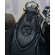 Fake Louis Vuitton Baia MM M22823 Eye-catching Half-moon Bag Black Replica