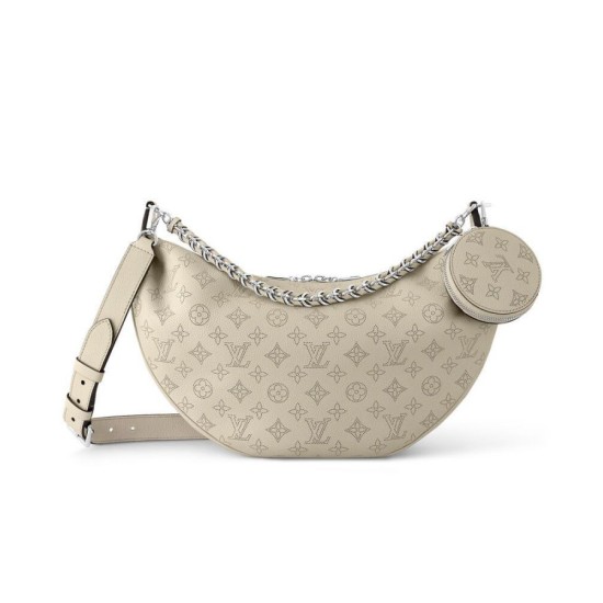 Replica Louis Vuitton Baia MM M22822 Eye-catching Half-moon Bag Apricot Replica Louis Vuitton Baia MM M22822 Eye-catching Half-moon Bag Apricot