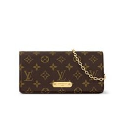 Fake Louis Vuitton Wallet On Chain Lily Bag M82509 Brown Replica