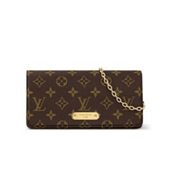 Fake Louis Vuitton Wallet On Chain Lily Bag M82509 Brown Replica Fake Louis Vuitton Wallet On Chain Lily Bag M82509 Brown Replica