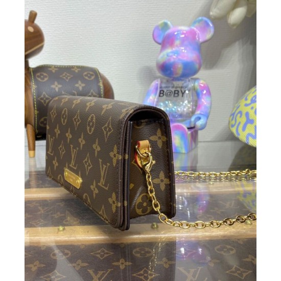 Fake Louis Vuitton Wallet On Chain Lily Bag M82509 Brown Replica Fake Louis Vuitton Wallet On Chain Lily Bag M82509 Brown Replica